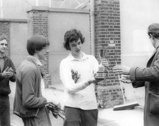 Richard Matthews and John Reynolds, right, collect the public schools trophy in 1978. Reynolds went on to win the Kinnaird Cup 11 times in a row. Richard Matthews and John Reynolds, right, collect the public schools trophy in 1978. Reynolds went on to win the Kinnaird Cup 11 times in a row.